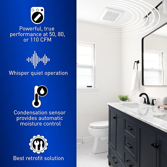 Panasonic WhisperFit Ceiling Mount Bathroom Exhaust Fan - Image 5