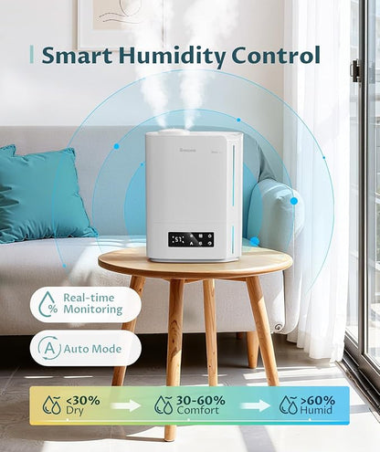 BREEZOME 6L Humidifiers for Bedroom Large Room & Essential Oil Diffuser - Image 3