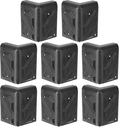 uxcell 8 Pcs 1.69" x 1.69" Speaker Corner Protectors, Plastic Right Angle by uxcell