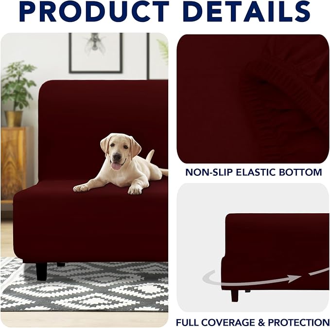PureFit 100% Dual Waterproof Futon Cover, Couch Cover - Image 4