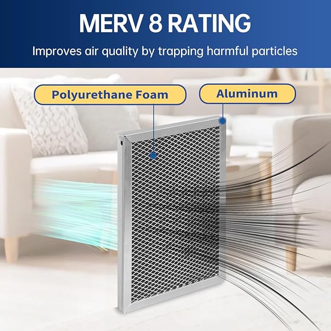 5695 Dehumidifier Filter MERV 8 Washable 8 x 11.7 x1 Compatible - Image 5