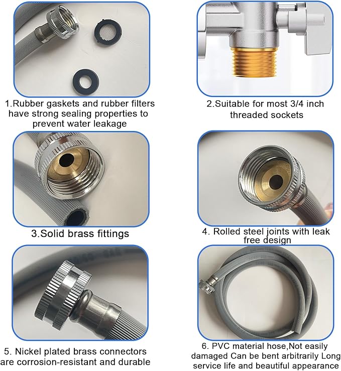 Dehumidifier Drain Hose 3/4 Inch FHT Connection, - Image 4