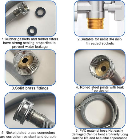 Dehumidifier Drain Hose 3/4 Inch FHT Connection, - Image 4