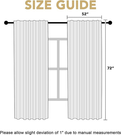 H.VERSAILTEX Blackout Curtains Thermal Insulated Window Treatment Panels Room - Image 7