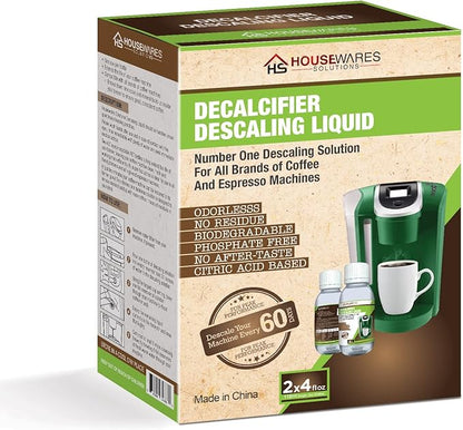 Descaling Solution for All Brands of Coffee and Espresso Machines By Housewares - Image 5