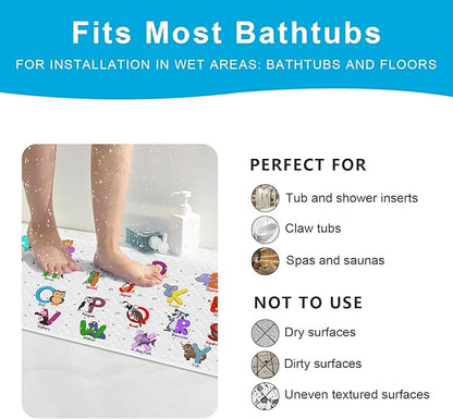 XIYUNTE Baby Bath Mat for Tub Non Slip Kids Bath Mat - Image 6