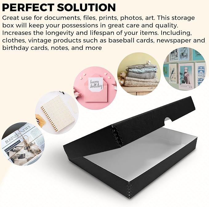 Golden State Art, Archival Folio Storage Box 9x12, Clamshell Design - Image 5