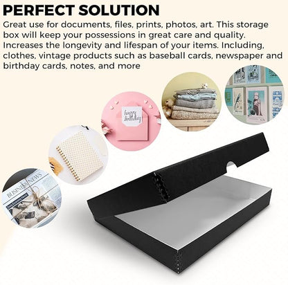 Golden State Art, Archival Folio Storage Box 9x12, Clamshell Design - Image 5