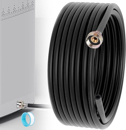 12 FT Dehumidifier Drain Hose 3/4 Inch FHT Connection Brass Thickened Drain Hose by Sankoly