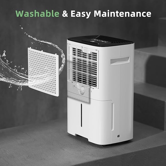 HOGARLABS Smart Dehumidifier for Basement Home, Silent Dehumidifier - Image 7