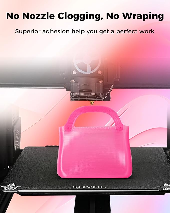 Sovol TPU Filament 1.75mm, 95A Soft TPU Flexible 3D Printer Filament - Image 3