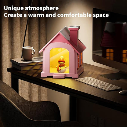 Christmas Village Houses Humidifier 500ml, Cute Snow House Cool Mist Humidifier - Image 4