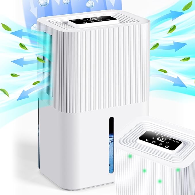 Portable Dehumidifier for Small Room, Bathroom & Closet | 91 OZ Tank | Compact by Unknown