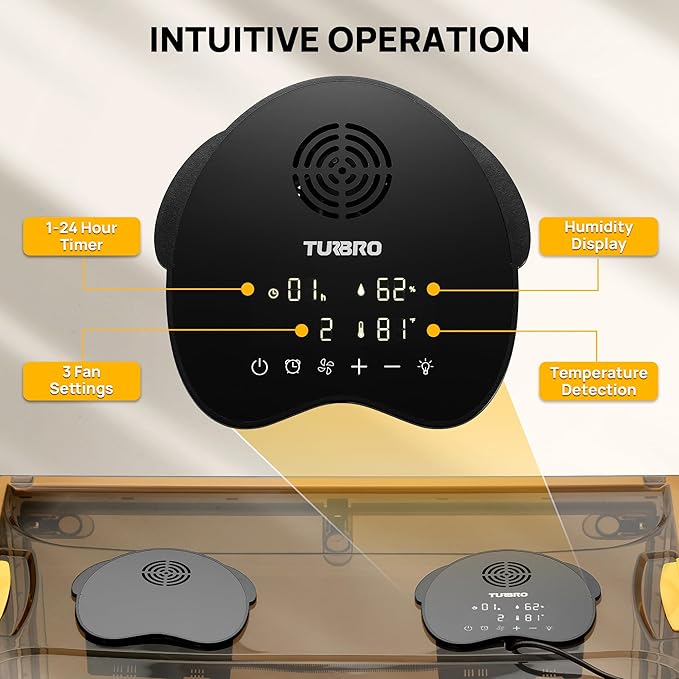 TURBRO 157 L Pet Incubator for Puppies and Kittens, Temperature and Humidity - Image 5