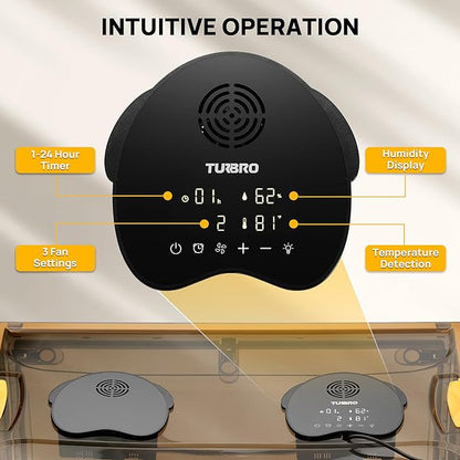 TURBRO 157 L Pet Incubator for Puppies and Kittens, Temperature and Humidity - Image 5
