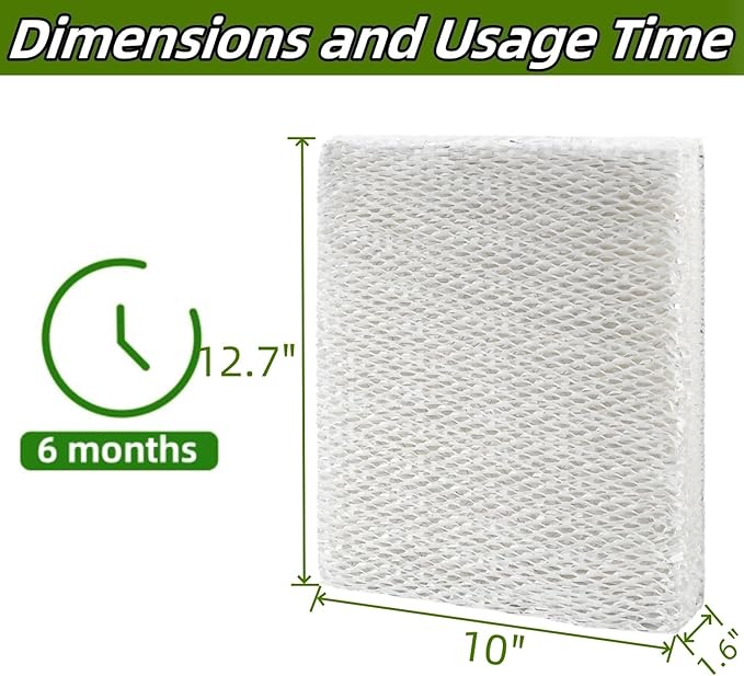 4-Pack Humidifier Filter Replacement Compatible - Image 3