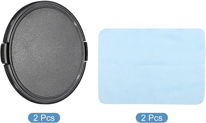 PATIKIL Camera Lens Cap, 2 Pack Sides Pinch Front Lens Cover - Image 3