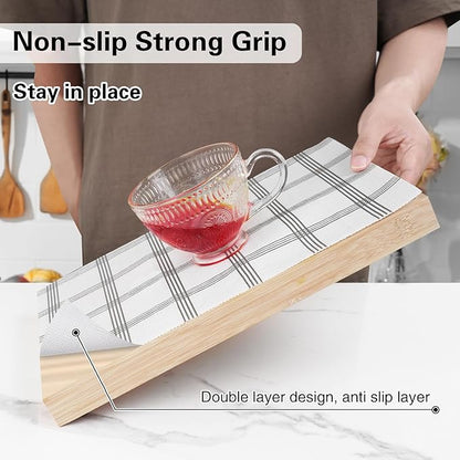Drawer and Shelf Liner for Kitchen Cabinet, Non-Adhesive Cabinet Liner 24in x - Image 3