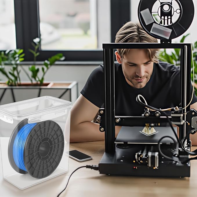 1 Pcs Filament Storage Box for 3D Printer 10 x 9 x 6 Inches Filament Storage - Image 7