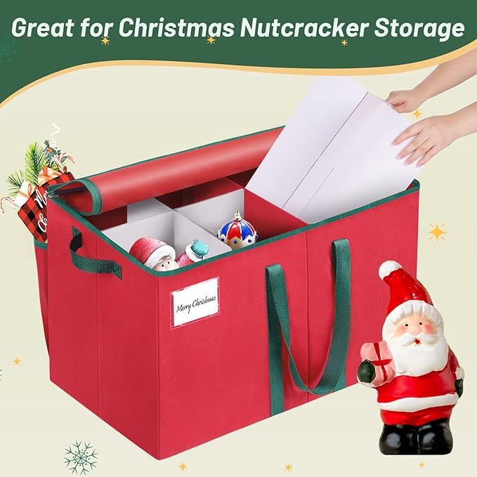 Nutcracker Storage Containers and Figurine Collectibles Storage Box， Large - Image 4