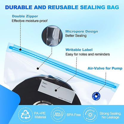 AGPTEK 3D Printer Filament Storage Bags 11.8×13.4 inch - Image 3
