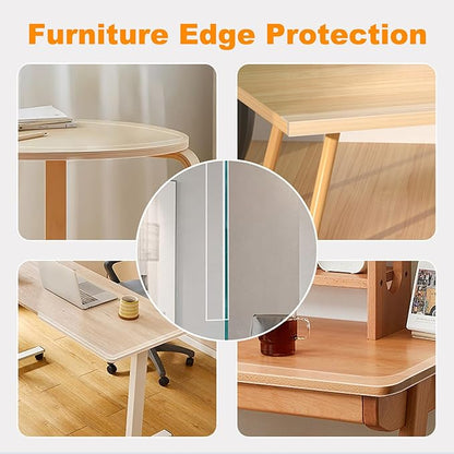 3 Pack Clear Edge Protector Strip, 2.56 in x 9.84 FT, Sharp Edge Wrap Cover Tape - Image 6