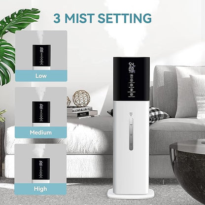 Humidifiers for Home, 8L Water Tank, Essential Oil Diffuser, Top Fill Humidifier - Image 2