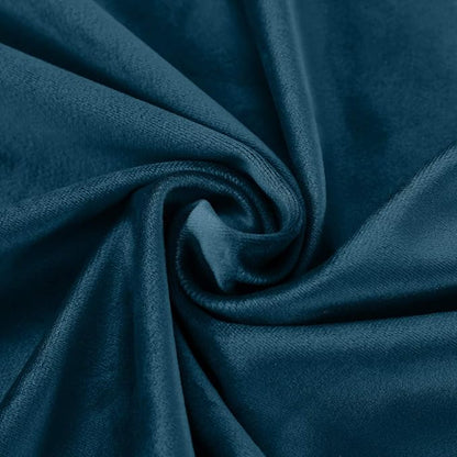 ChadMade Extra Wide Blackout Lined Premium Velvet Curtain Midnight Blue - Image 6