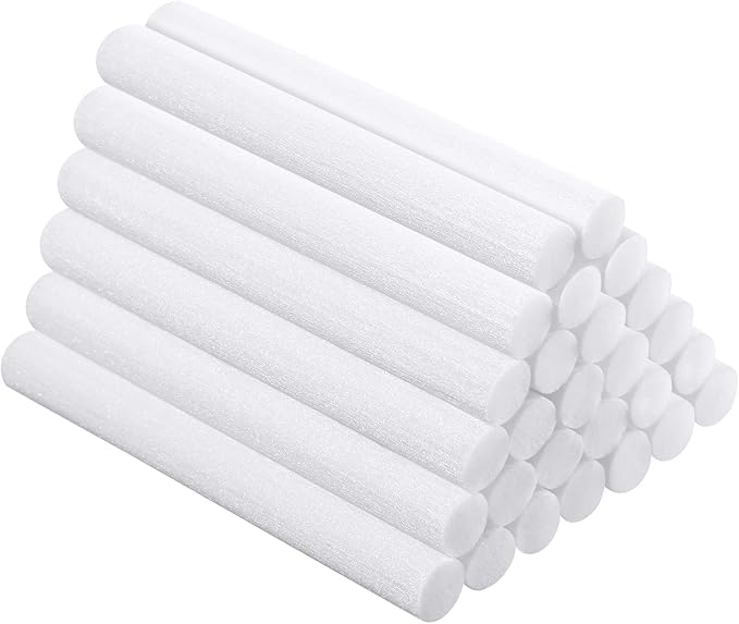 60 Pieces 2.75 X 0.31 Inch Car Diffuser Sponges Refill Sticks Humidifier Filter by Patelai
