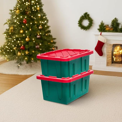 HOMZ 2-Pack Durabilt, Heavy Duty Plastic Storage Bins - Image 9