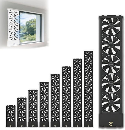 13-53" Vertical Expanding Window Fan by Unknown