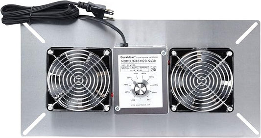 Durablow 220 CFM Air-Out Stainless Steel Crawl Space Vent Fan, Dual Fans by Durablow