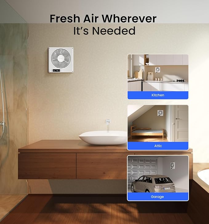 8" Room to Room Ventilation Fan - Image 4