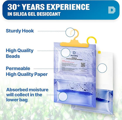 Dry & Dry 9 Packs Moisture Absorbers Dehumidifiers - Image 4