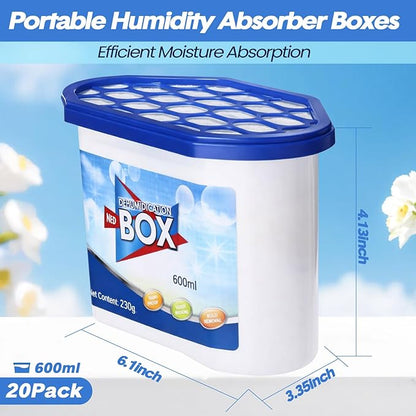 LemonRoad 20 Pack Moisture Absorbers 20 oz 600 ml Humidity Absorber Boxes - Image 2