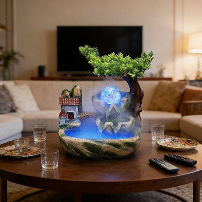 Small Bonsai Humidifier Mini Tabletop Waterfall Fountain - Image 6
