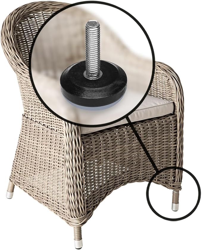 Slipstick Gorilla Outdoor Adjustable Furniture Levelers Weatherproof Screw in - Image 4
