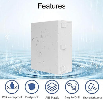 Electrical Box IP65 Waterproof Dustproof ABS Plastic Enclosure Outdoor and - Image 3