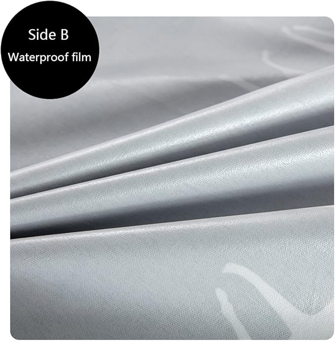 SIELUNO Waterproof Bed Sheet Flat Sheets Lightweight, Mattress Protector Sheet - Image 3