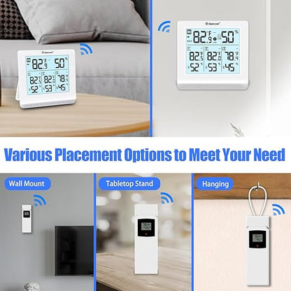 Geevon Indoor Outdoor Thermometer Wireless - Image 8