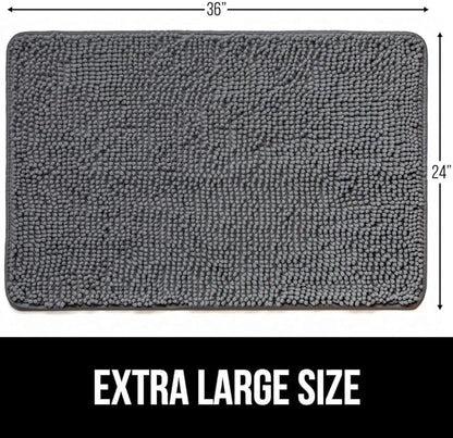 GORILLA GRIP SOAKSTOPPER Dog Door Mat, 36x24 Machine Washable Rug Absorbent - Image 7
