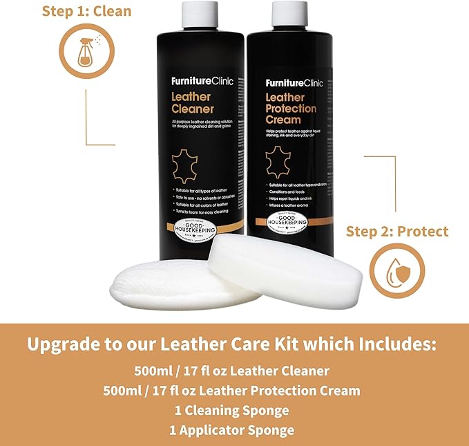 Furniture Clinic Leather Protection Cream | 2-in-1 Leather Conditioner & - Image 6