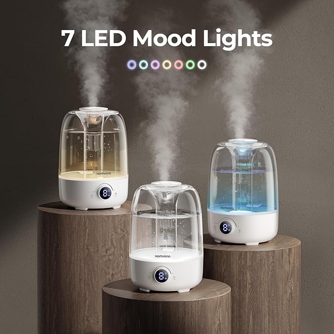 Homvana Humidifiers for Bedroom Diffusers - Image 6