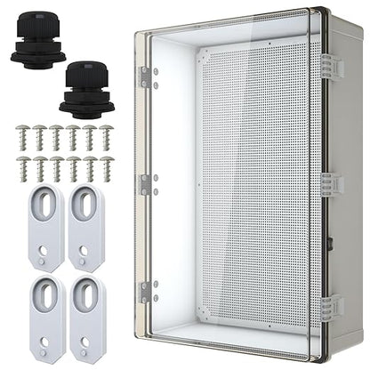 MAKERELE Extra Large Electrical Box Plastic IP67 Electronics Clear Waterproof by MAKERELE