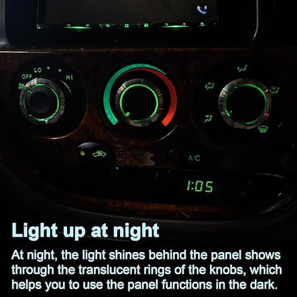 TOPINSTALL Custom 3PCS AC Climate Control Switch Knobs Compatible - Image 3