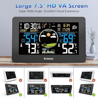 Weather Station Wireless Indoor Outdoor, Digital Thermometer - Image 2