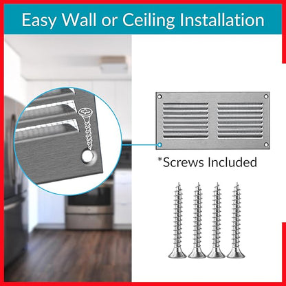 6x2 Vent Cover - HVAC Return Air Grille - Image 4