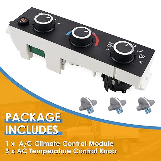 599-294 Heater A/C Control Switch, Front Climate Control Module Compatible - Image 7
