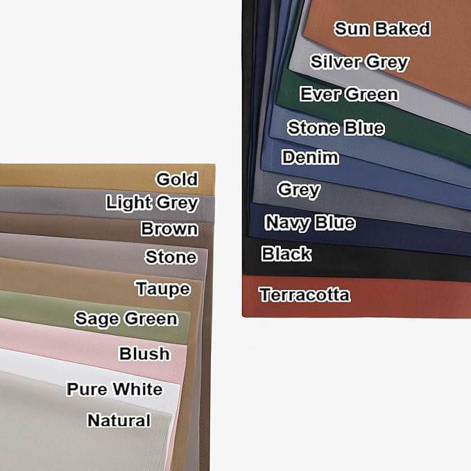 Chyhomenyc Light Grey Short Blackout Curtains 45 Inch Length, Small Kitchen - Image 7