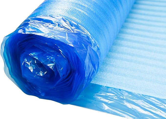 3in1 Vapor Barrier Flooring Underlayment w/Overlap and pre-Attached Tape Strip - Image 3